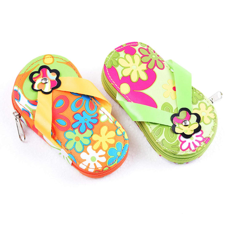 Spove Manicure Set Polka Dot Flip Flop Nail Clippers Sandal Floral Pedicure Set Pack of 4 sets - BeesActive Australia