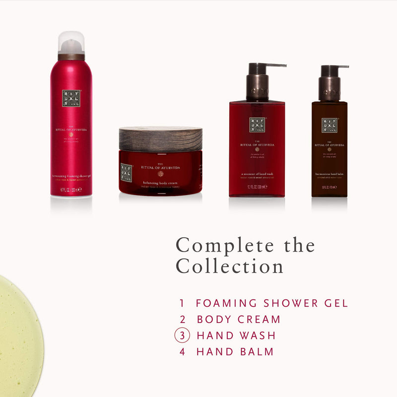 RITUALS Hand Wash from The Ritual of Ayurveda, 300 ml - With Indian Rose & Sweet Almond Oil - Soothing & Nourishing Properties 300 ml (Pack of 1) - BeesActive Australia