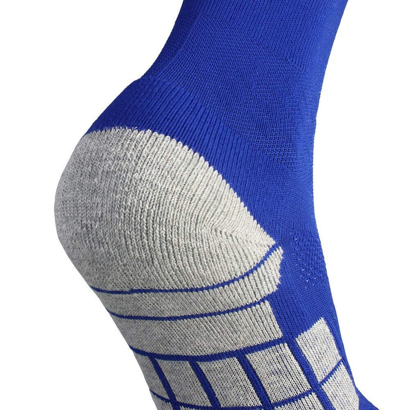 [AUSTRALIA] - CWVLC Soccer Socks (1/3/5 pairs) Team Sport Knee High Socks for Adult Youth Kids 1-pair Blue X-Small 