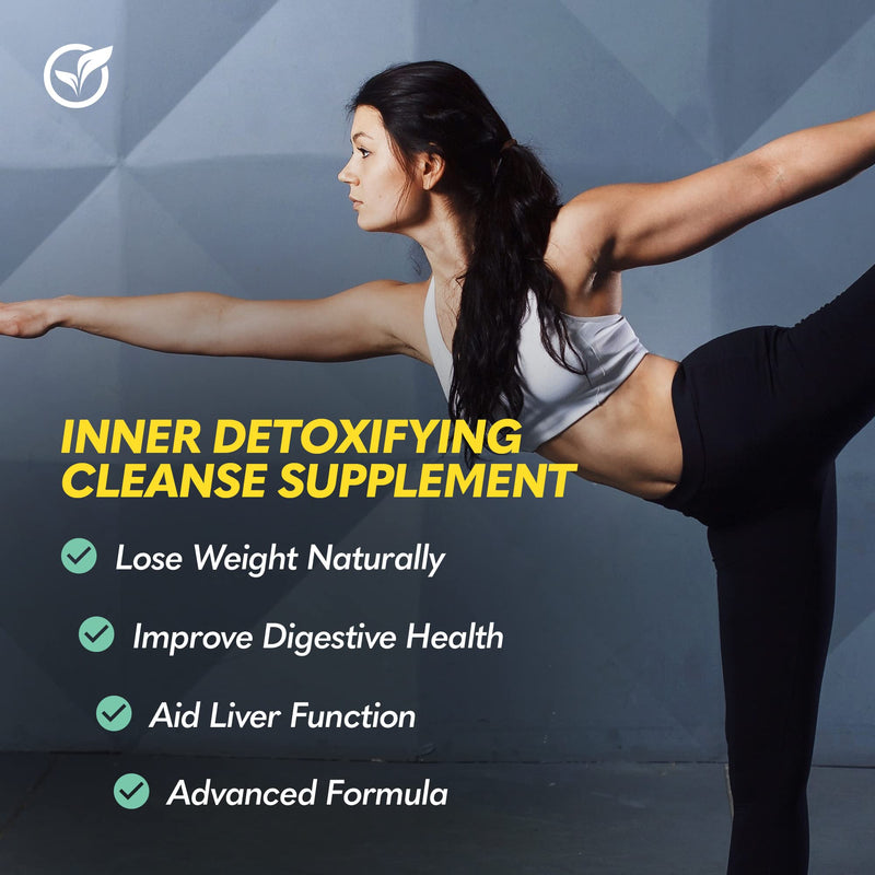 Advanced Detox Cleanse Plus – BIO-ADV™ Natural Colon & Liver Cleanse - Aids Digestion & Liver Function for Weight Loss & Health | Aloe Vera & Botanicals - 30 Day Supply/Vegan Capsules - BeesActive Australia