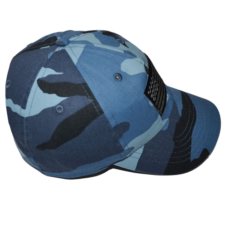 Newhattan American Flag Hat Camo Patriotic Hats USA Military Baseball Cap Unisex One Size Blue Sky Camo - BeesActive Australia