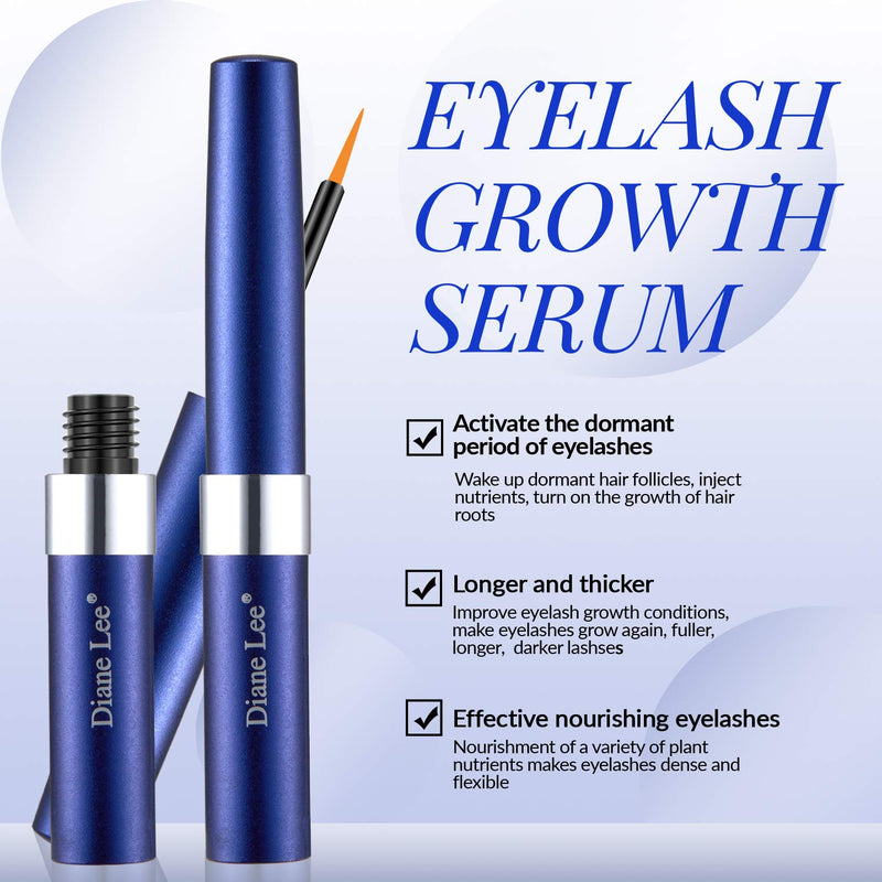 Premium Eyelash Growth Serum, Eyebrow Enhancer, Natural Lash Boost Serum for Longer, Fuller Thicker Lashes and Brows (3ML) - BeesActive Australia