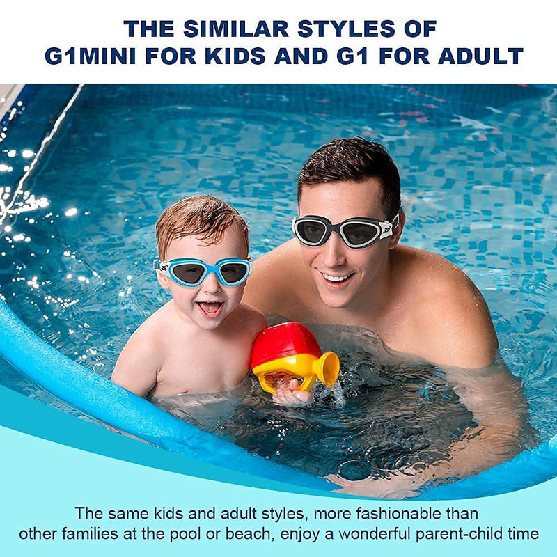 ZIONOR G1MINI Kids Polarized Swim Goggles and G1 Adult Polarized Swim Goggles - BeesActive Australia