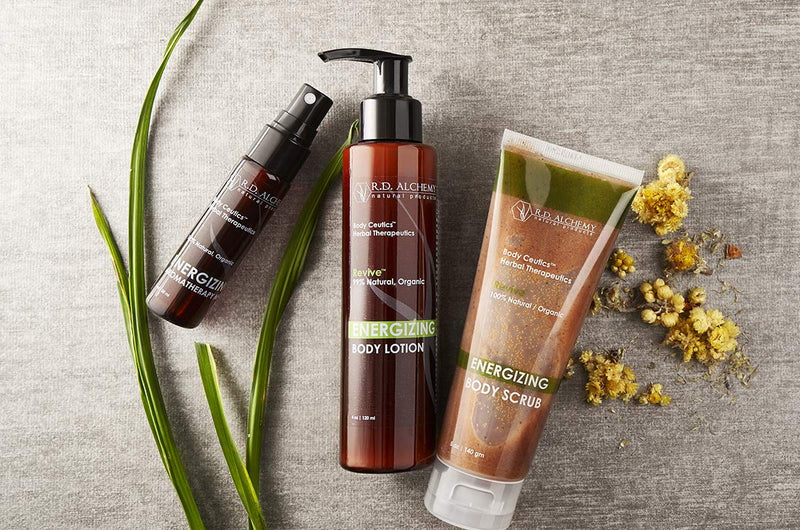 99% Natural & Organic Energizing Body Lotion for Fatigue, Depression, or Emotional Numbness. Extracts of St. John's Wort, Rosemary, Ginkgo & more Energize, Revive & Uplift You for an Enhanced Mood. - BeesActive Australia
