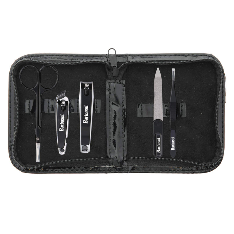 Barbasol 6 Piece Personal Travel Grooming Kit with Scissors, Nail Clippers, Nail File, Tweezers and Travel Case - BeesActive Australia