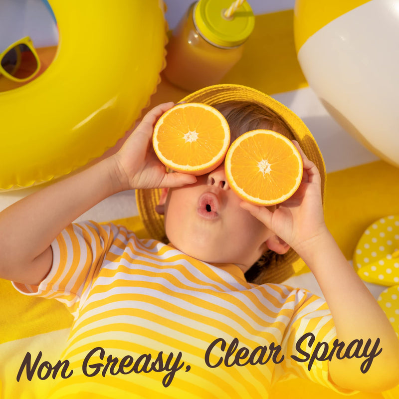Malibu Kids High Protection Water Resistant Dry Feel SPF 50 Sun-Screen Clear Spray, 250ml - BeesActive Australia