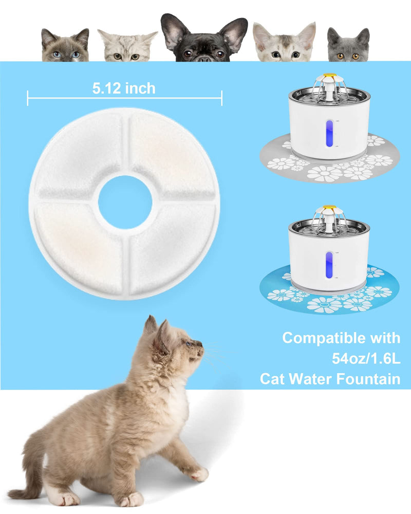 Oxycute Cat Water Fountain Replacement Filters Round For Automatic Pet   71xCF8f10 L 800x 