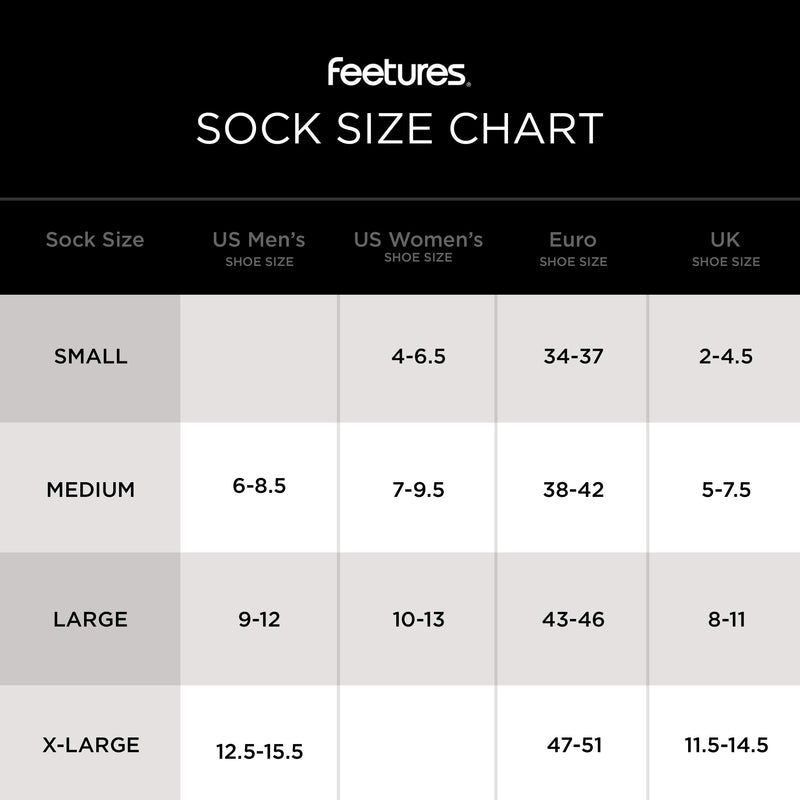 [AUSTRALIA] - Feetures Therapeutic Cushion Quarter Sock (Large, Black) 