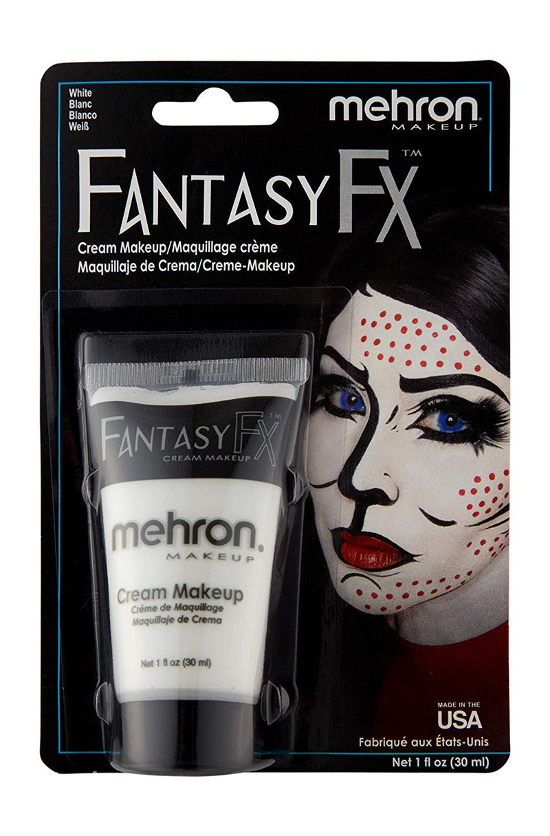 Mehron Makeup Fantasy F/X Water Based Face & Body Paint (1 oz) (White) White - BeesActive Australia