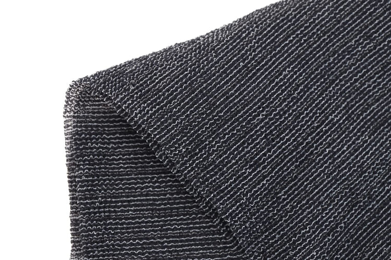 Extra Rough, Exfoliating Washcloth [Made in Japan] Exfoliating Towel Special Texture Makes Fluffy Foam Lather, Back Scrubber, Dead Skin Cell Remover [Loofah for Women and Men] (Black) Black - BeesActive Australia