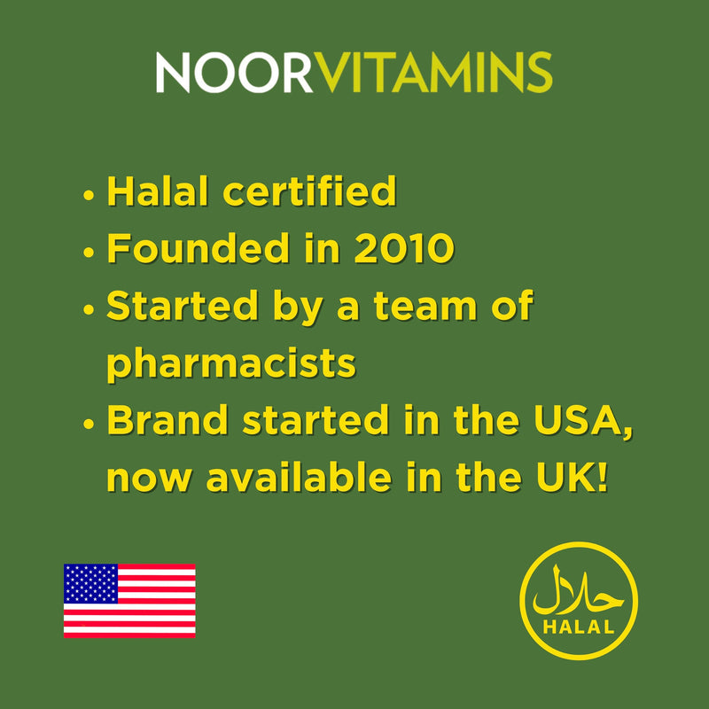 Halal Fish Oil, Halal Vitamins, Fish Oil Halal by Noor Vitamins, Ultra Omega 3 Wild Peruvian Fish Oil (800 mg EPA & 400 mg DHA) Heart, Brain & Joint Support, Non-GMO & Gluten Free (120 Count) - BeesActive Australia