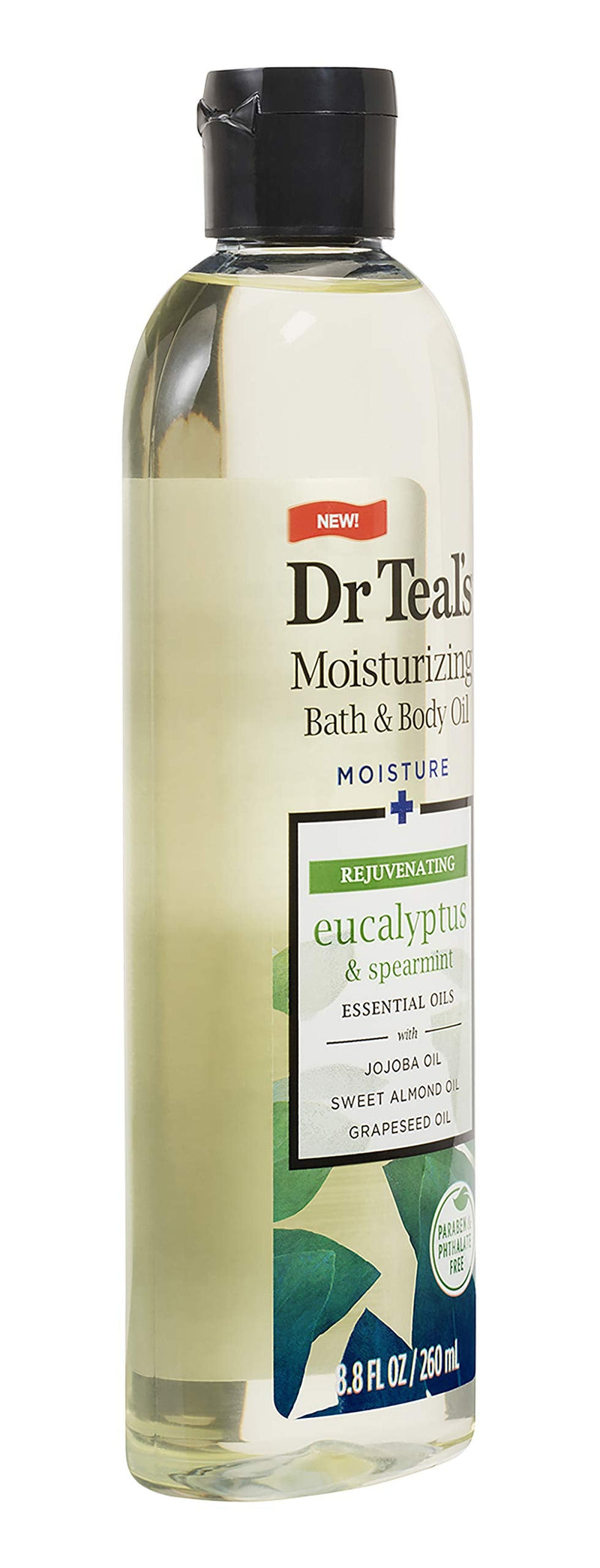 Dr Teal's Pure Epsom Salt Body Oil Relax & Relief with Eucalyptus & Spearmint 260 ml - BeesActive Australia