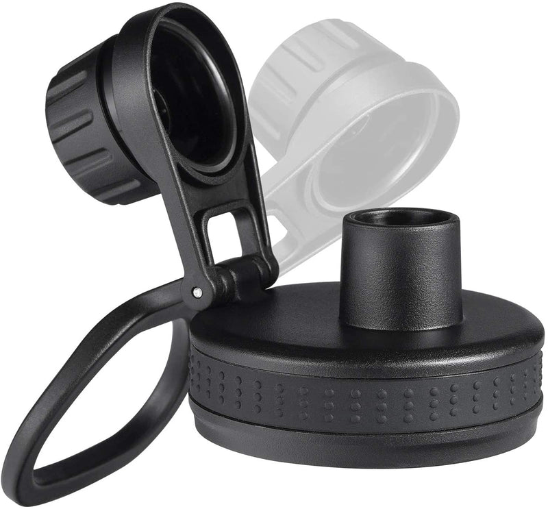 Spout Lid Compatible with Hydro Flask Wide Mouth, Lid for Hydroflask 12 16 18 20 32 40 oz Wide Mouth water proof(Black) Black - BeesActive Australia