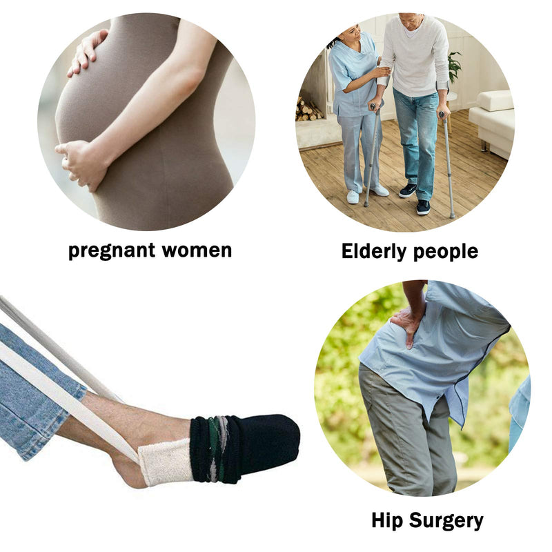 Dressing aid for socks and stockings, sock puller, sock dressing aid for elderly, disabled - BeesActive Australia
