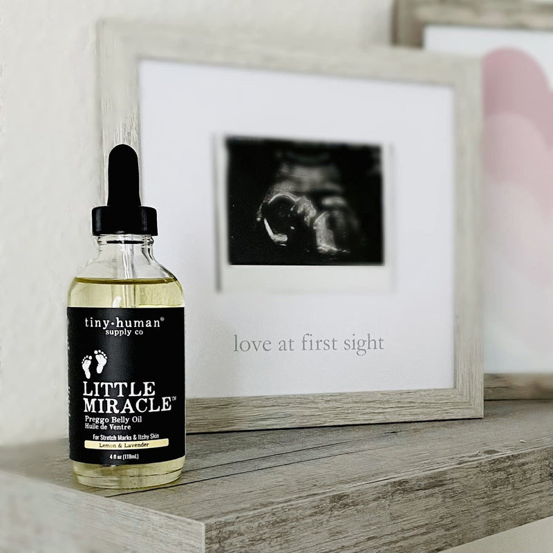 Little Miracle Preggo Belly Oil (Unscented) for Preventing Pregnant Mama Stretch Marks and Itching Unscented  - BeesActive Australia