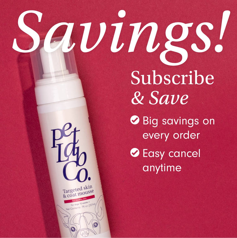 PetLab Co. Itch Relief Mousse - Moisturize, Deodorize, & Support Dry Skin With This Dry Dog Shampoo - Unique Quick-Dry Formula Delivers Hassle-Free Support To Promote Coat Comfort - BeesActive Australia