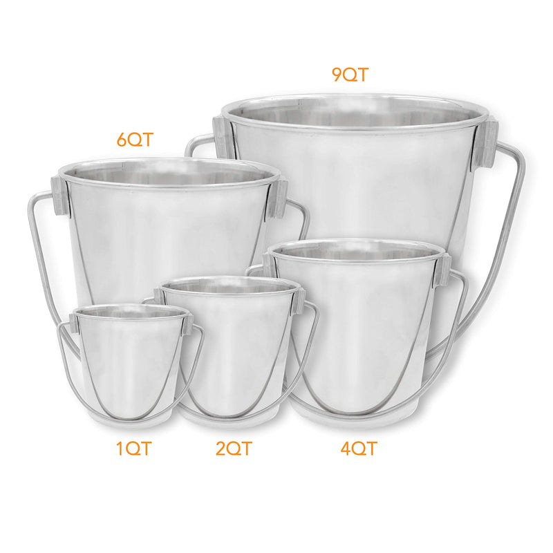 Fuzzy Puppy Pet Products Heavy Duty Pail with Handle 2 Quart - BeesActive Australia