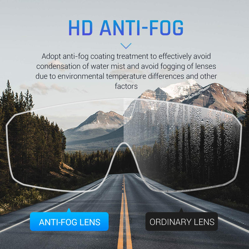 Anti Fog Safety Glasses, Safety Goggles With Anti-Fog & HD Lens,Fits Over Glasses Transparent - BeesActive Australia