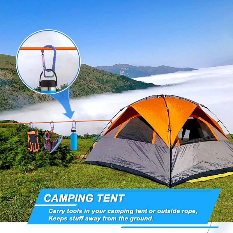 Titanium Heavy Duty Keychain Carabiner, EDC Key Clip Anti-Lost Quick Released Backpack Hook color 1 Pack - BeesActive Australia