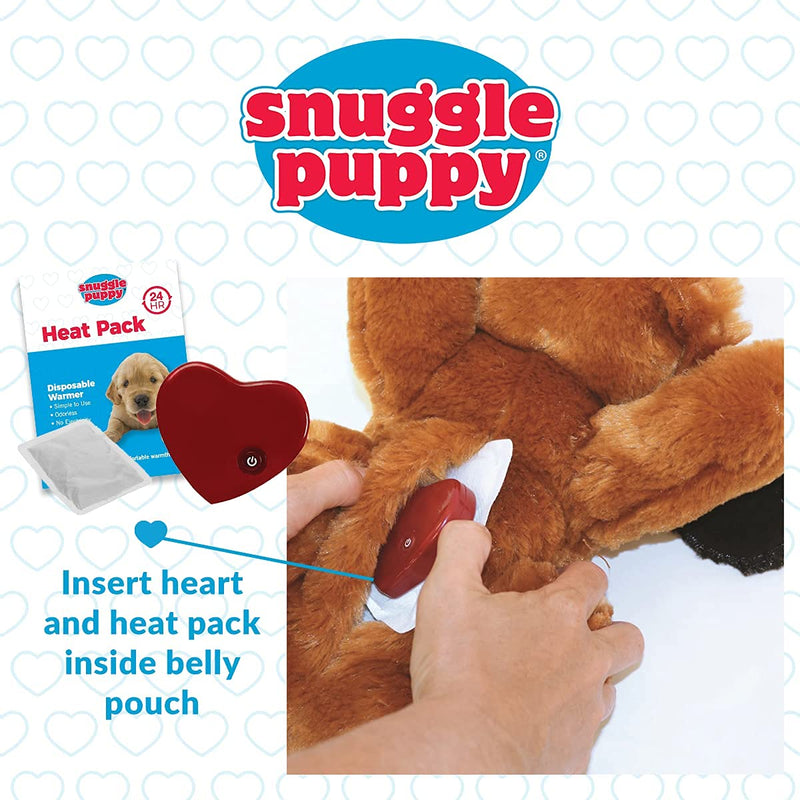 Snuggle Puppy - Extra Heat Pack Bundle - Comes with Snuggle Puppy and Extra 6-Pack of Heat Packs for Pets - BeesActive Australia
