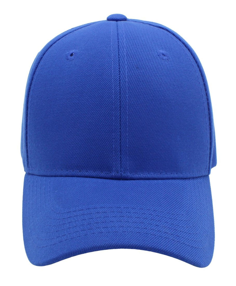 Top Level Baseball Cap Men Women - Classic Adjustable Plain Hat Royal - BeesActive Australia