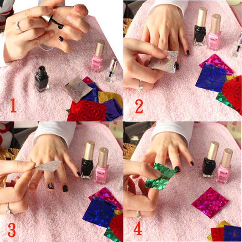 Professional 2PCS Galaxy Star Nail Art Glue for Foil Sticker Nail Transfer Tips Decorations Adhesive White 8ml - BeesActive Australia