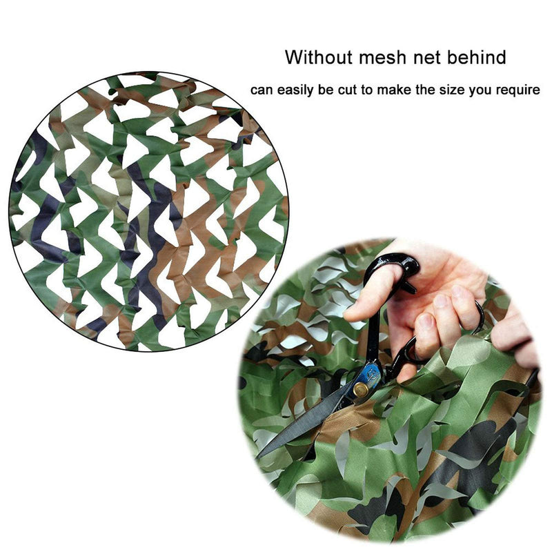 [AUSTRALIA] - iunio Camo Netting, Camouflage Net, Bulk Roll, Mesh, Cover, Blind for Hunting, Decoration, Sun Shade, Party, Camping, Outdoor Army Green 6.5ftx5ft/2mx1.5m 