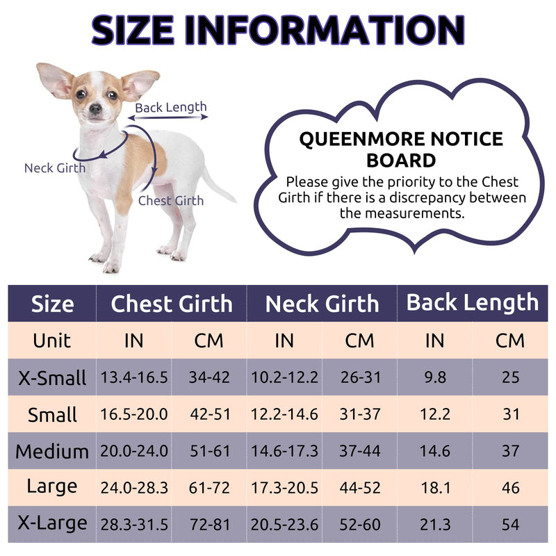 Queenmore Cold Weather Dog Coat, Winter Quilting Dog Jacket Ultra Warm Thick Plush Lining with Storage Pockets Small Dark Navy - BeesActive Australia