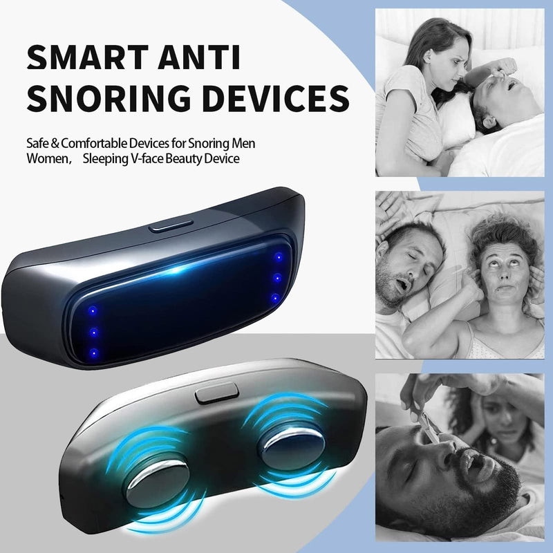 Anti Snoring Devices, 2023 New Upgrade Smart Anti Snoring Devices, Electric Anti-Snoring Device Snoring Corrector, Stop Snoring, Snore Reducing Aids Men Women for Better Sleep - BeesActive Australia