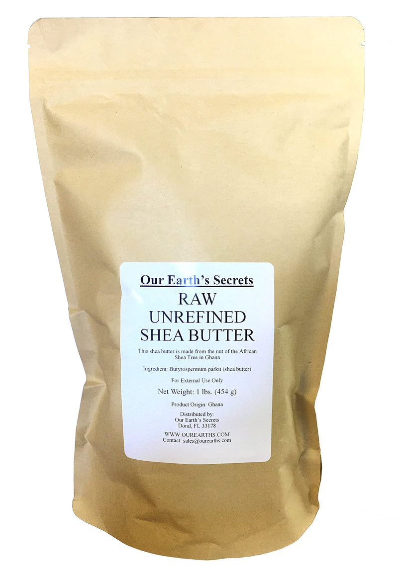 Ivory Raw Unrefined Shea Butter Top Grade, 1 Pound - Our Earth's Secrets - BeesActive Australia