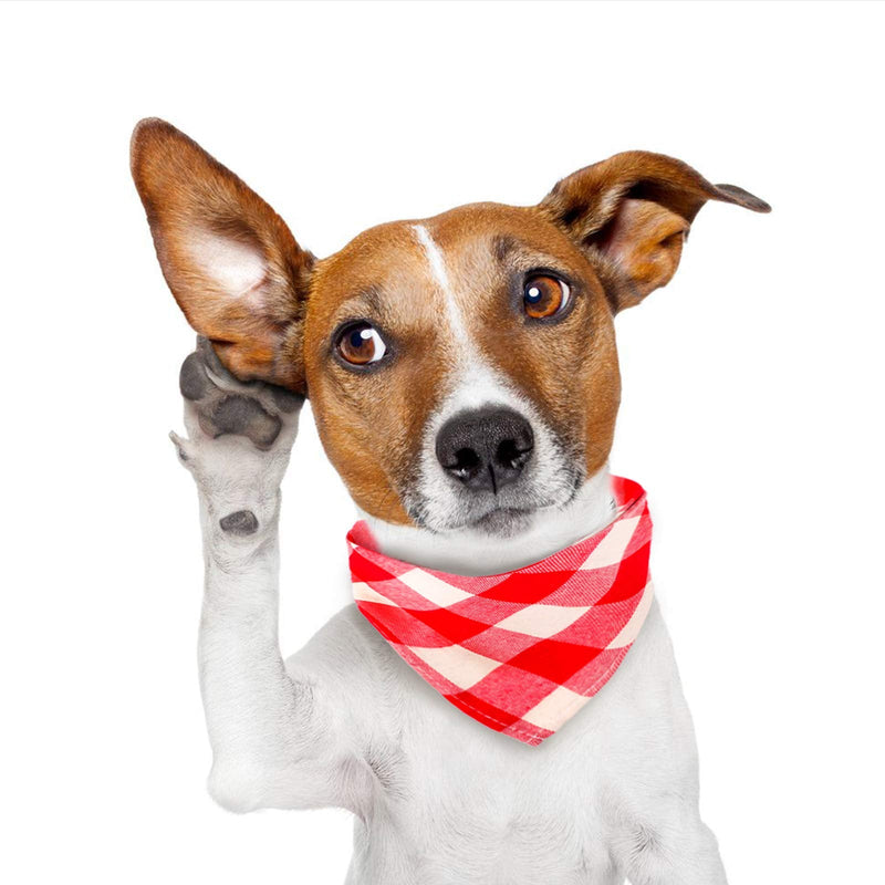 Dog Bandanas Bulk, Segarty 30 PCS Dog Scarves, Plaid Cloth Bandanas Dog Kerchiefs for Small Medium Dogs Puppies, Pet Scarf Fall Handkerchiefs Bib, Grooming Gift 30pcs_Varied Plaid - BeesActive Australia