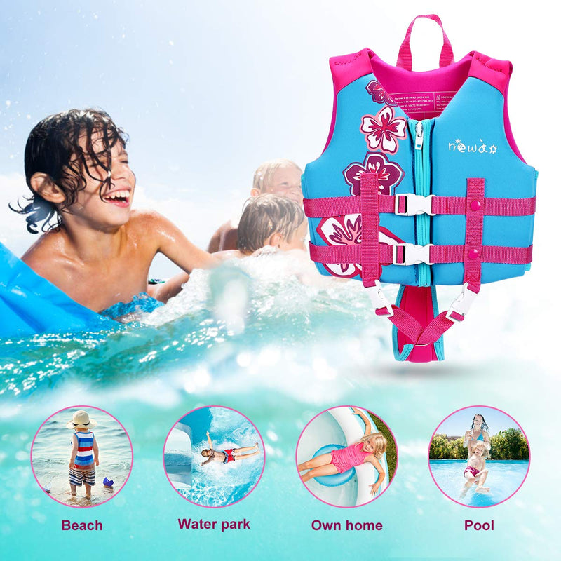 Kids Swim Vest Boys Girls Youth Swimming Safety Swimsuit Swimwear Training Vest with Adjustable Strap for 22-64 Lbs Small - BeesActive Australia