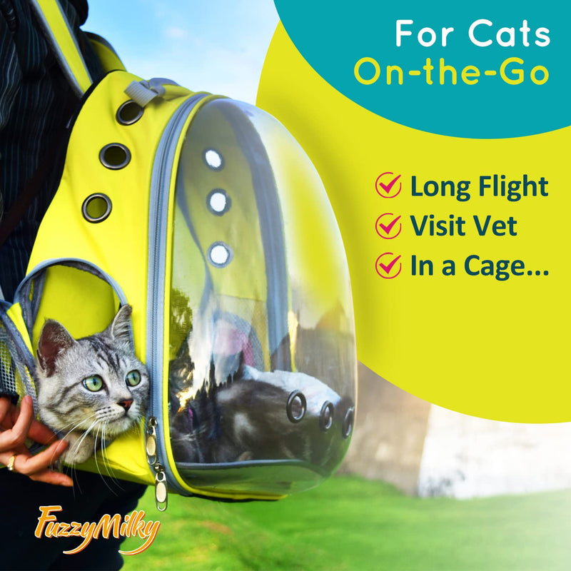 Fuzzymilky Cat Calming Collars - 4 Packs Cat Collar Infused with Synthetic Pheromones - Cat Pheromone Diffuser Necklace for Stress Relief, Travel, Keeping Kitty Quiet (Blue) - BeesActive Australia