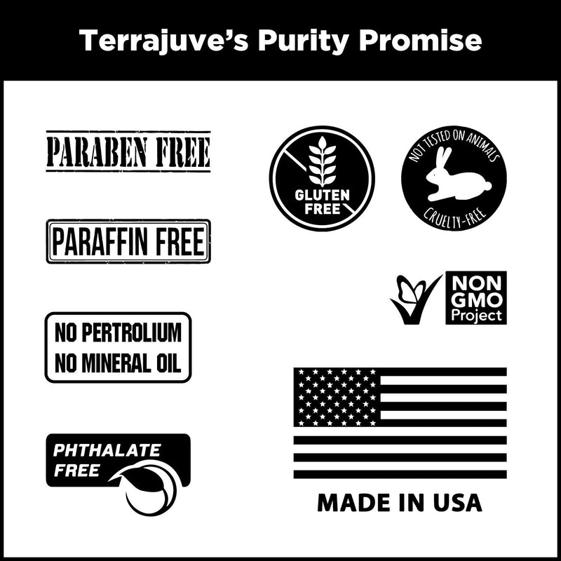 Organic Macadamia Body Butter Lotion by Terrajuve, Reduces Oily Skin and Redness, 100% Pure, All Natural, Made in USA - BeesActive Australia