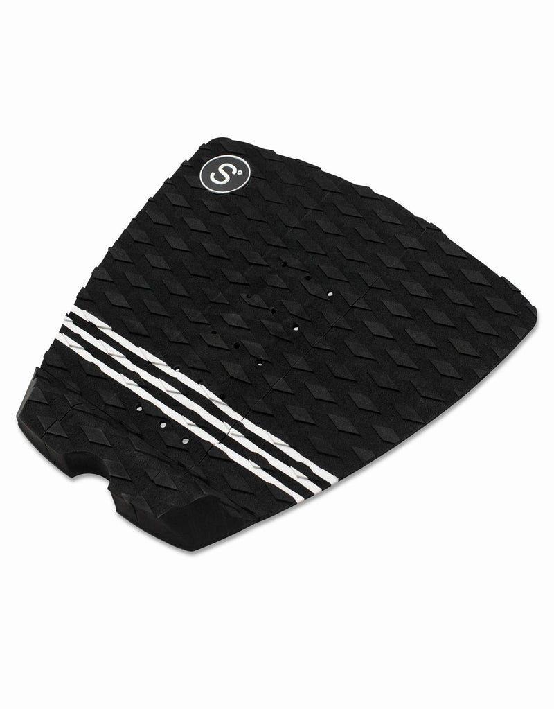 Sympl Surfboard Traction Pad  3 Piece Deck Pad for Surfing, Skimboarding  Maximum Grip  3M Adhesive  Fits Surfboards, Skimboard, Longboard, Fish [Black[ - BeesActive Australia