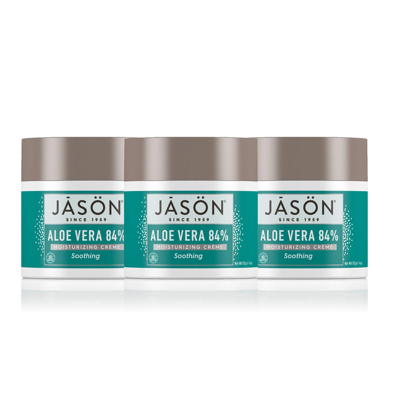 Jason Soothing Aloe Vera 84% Moisturizing Creme 4 oz (Pack of 3) - BeesActive Australia