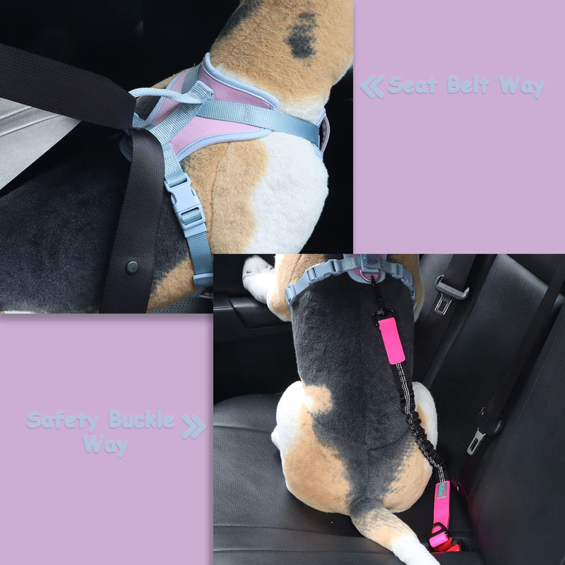 Wolfone No Pull Dog Harness for Large Medium Small Dogs Adjustable Breathable Padded Pet Vest with Control Handle Colorful Easy Walk Harness for Daily Activities {XL} Neck：22”-33”, Chest：28”-39” Sweet Lilac - BeesActive Australia