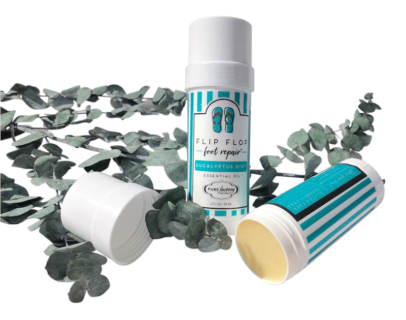 Foot Balm Moisturizer For Rough Heels & Dry, Cracked Feet Get Your Feet Ready for Summer With Our Eucalyptus Mint Flip Flop Foot Repair - BeesActive Australia