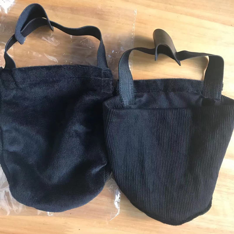 Bowling Shoe Slider，Bowling Shoe Cover 2 Pack / 1 Pair of Adjustable Sole Slide Covers | One Size Fits Most Bowling Shoes Men & Women | Elastic Band Creates Size Adaptations Black - BeesActive Australia