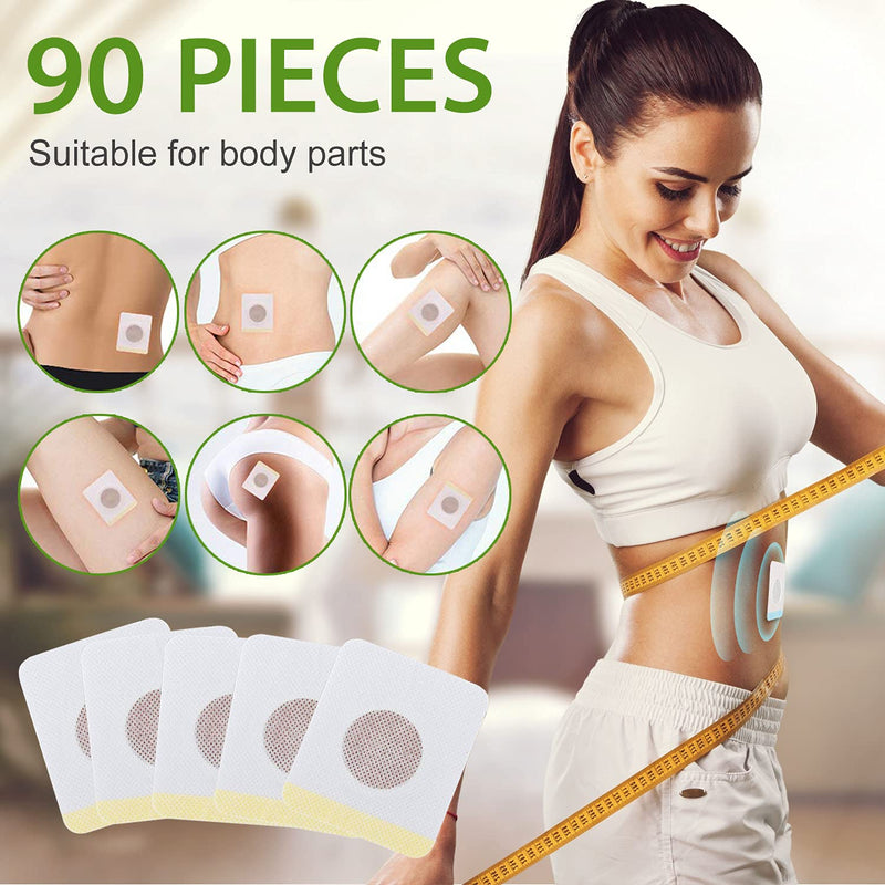 Weight Loss Patches, 90Pcs Belly Detox Slimming Patches for Weight Loss Fat Burning & Appetite Suppression to Women Slim Fast - BeesActive Australia