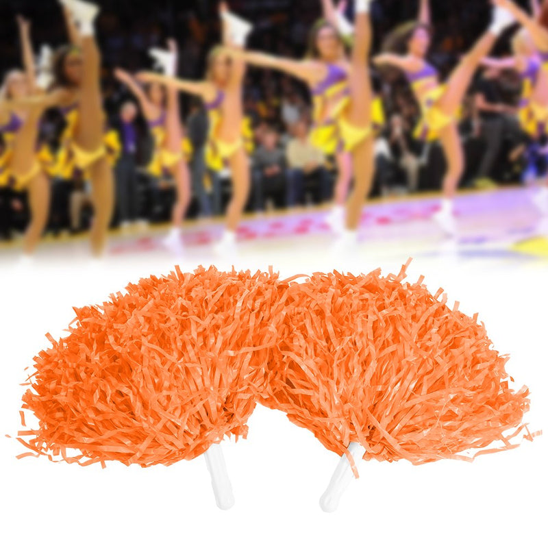 [AUSTRALIA] - wasooo Cheerleader Pom Poms,4 PCS Cheerleading Sport Party Pom-Pom Assortment Dance Pompoms Cheer Costume Accessories for Party Dance Sports (Red) 