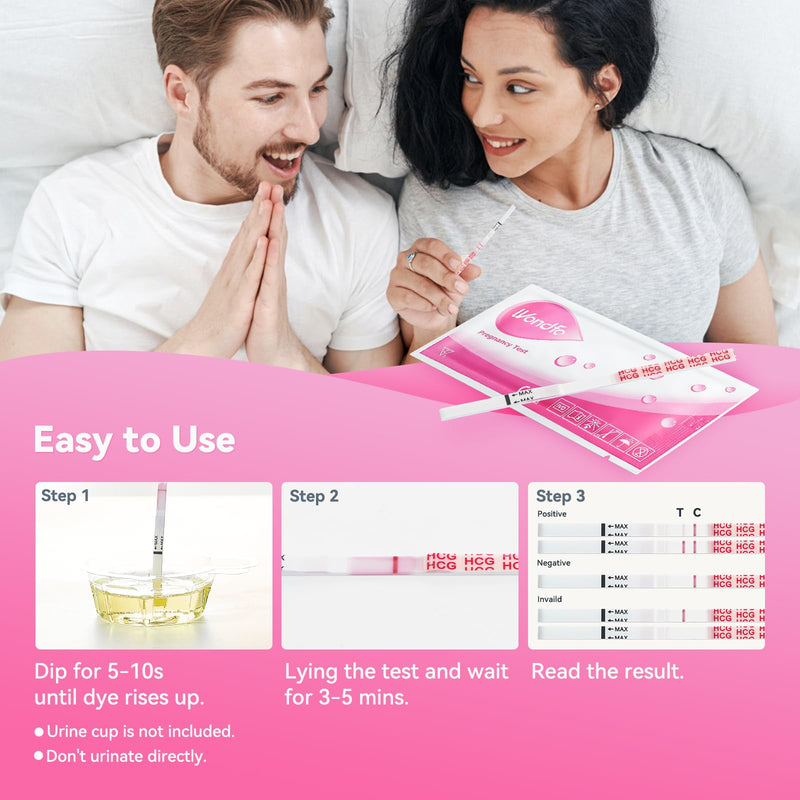 Wondfo Pregnancy Test Strips 20x Early Pregnancy Tests 10mIU Sensitive Tests up to 6 Days Detection for Home Fertility Test - BeesActive Australia