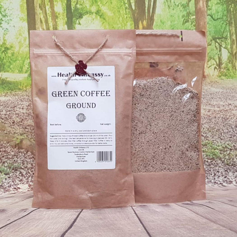 Health Embassy Green Coffee Bean - Ground - 225g - BeesActive Australia