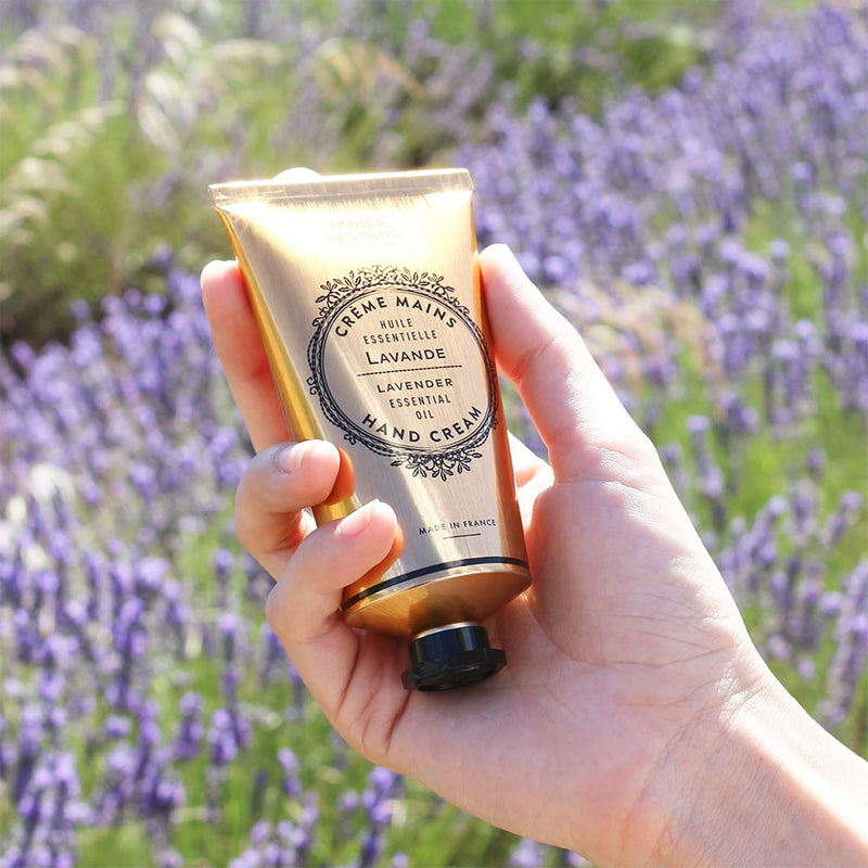 Panier des Sens - Hand Cream for Dry Cracked Hands and Skin - Lavender Hand Lotion, Moisturizer, Mask - With Shea Butter and Olive Oil - Hand Care Made in France 97% Natural Ingredients - 2.5floz 2.6 Fl Oz (Pack of 1) - BeesActive Australia