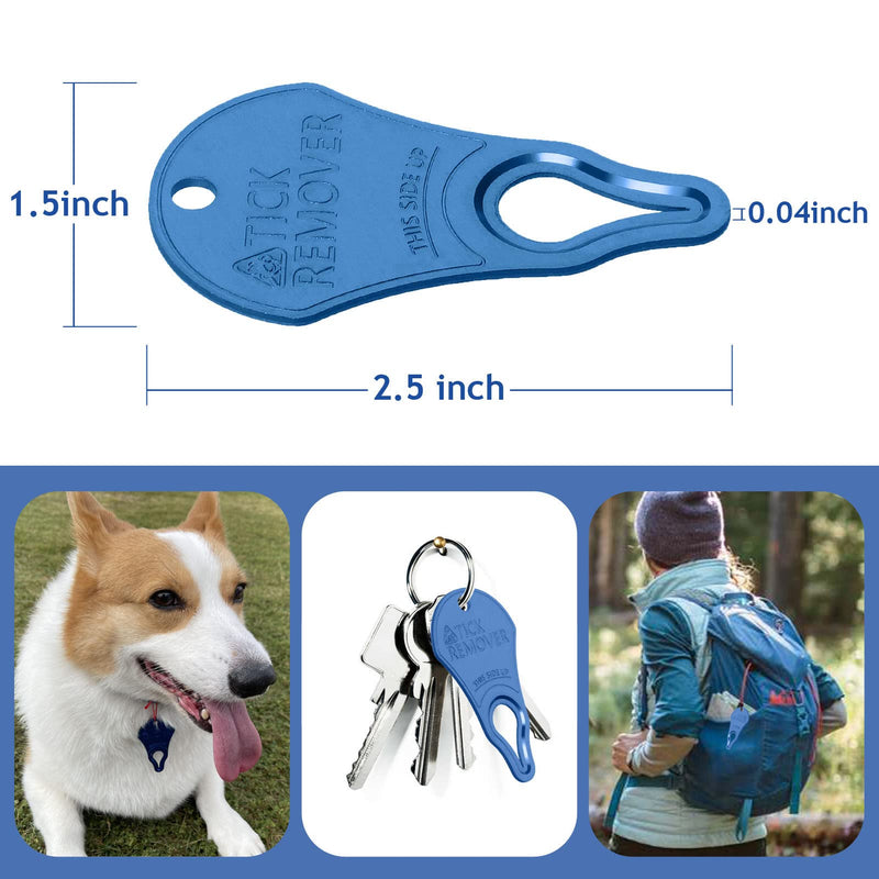 JOTOVO Tick Remover Tool Portable, Tick Removal for Pet and Humans, Safe and Reliable, Pain-Free, Essential Tools for Outdoor Activities- 3 pcs - BeesActive Australia