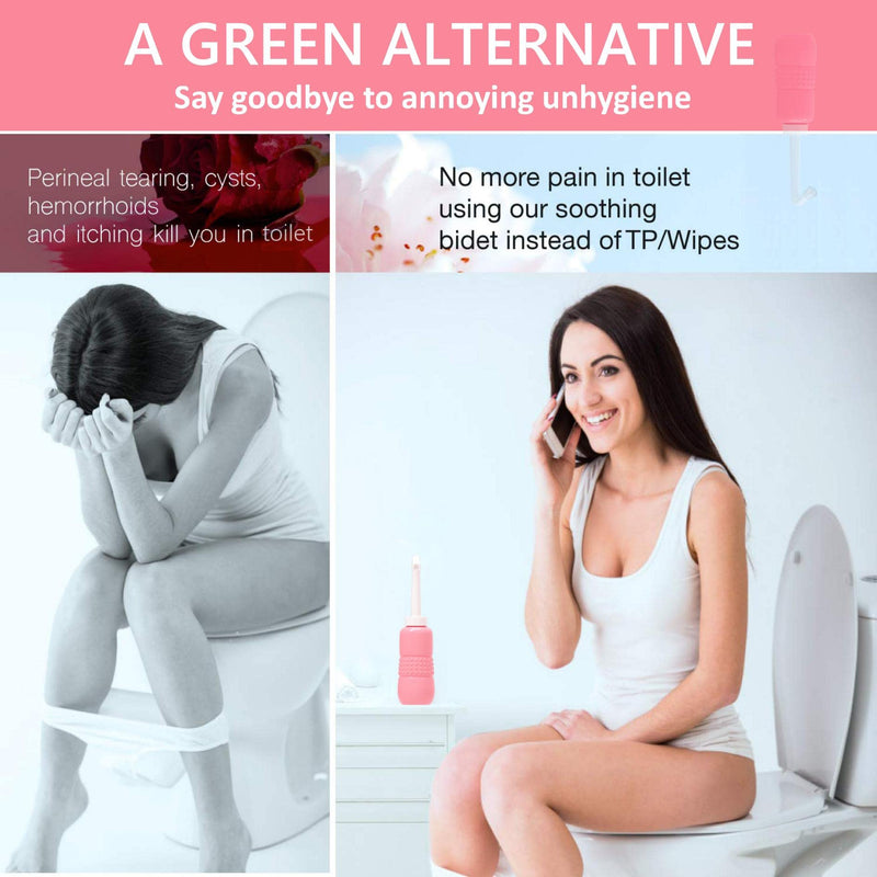 2PCS Perineal Bottle for Postpartum Care - Portable Bidet with Angled Spout for Post Partum Pain Relief. Postpartum Essentials with Storage Bag - BeesActive Australia