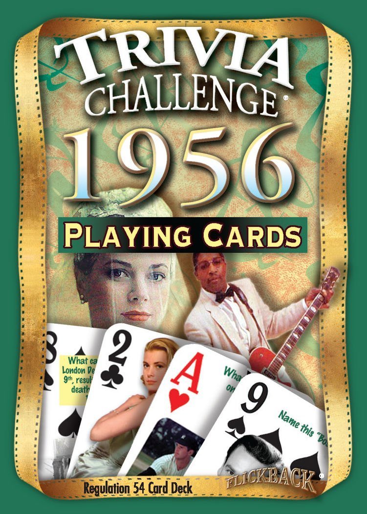 [AUSTRALIA] - Flickback 1956 Trivia Playing Cards: Birthday Gift 