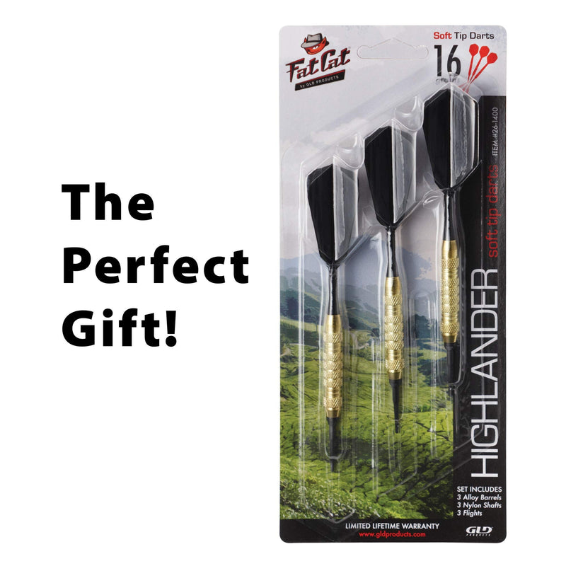 Fat Cat Highlander Soft Tip Darts, 16 Grams - BeesActive Australia