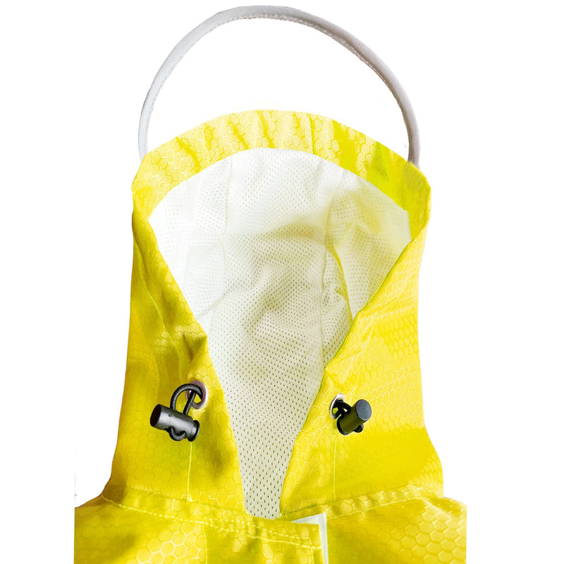 Dog Raincoat Waterproof Reflective Slicker - Lightweight Breathable Hooded Poncho Rain Coat Jacket with Adjustable Belly Strap and Leash Hole for Small Medium Large Dogs Yellow - BeesActive Australia
