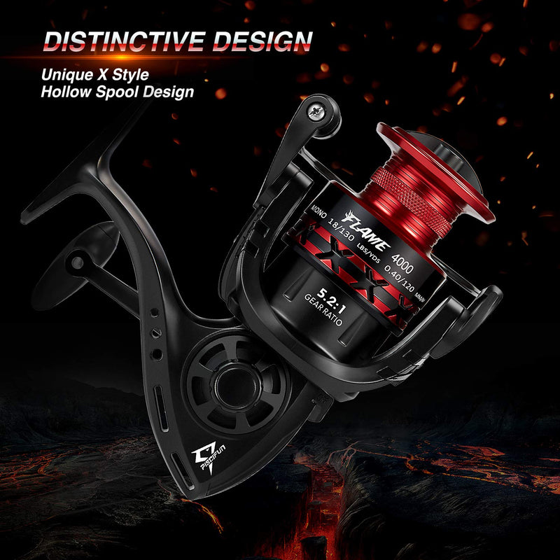 [AUSTRALIA] - Piscifun Flame Spinning Reels Light Weight Ultra Smooth Powerful Spinning Fishing Reels 2000 